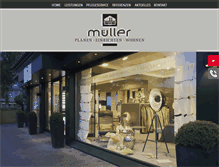Tablet Screenshot of mueller-raumausstattung.de